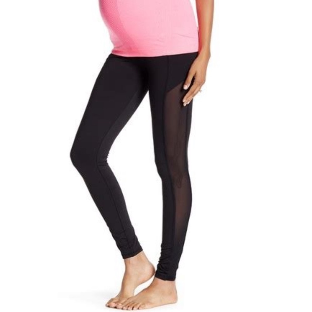 SOLD Electric Yoga Maternity Leggings, Size Small